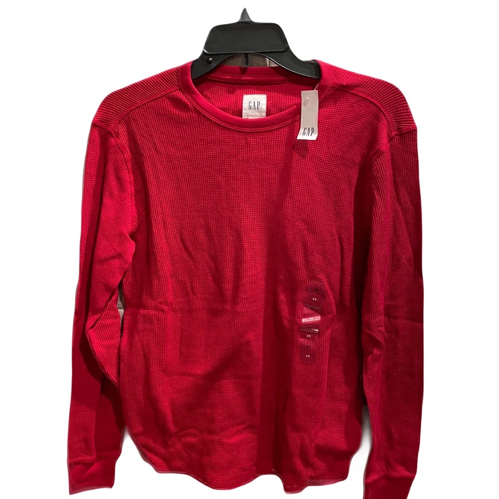 ❤️ GAP MENS THERMAL RED TOP SIZE XS NEW